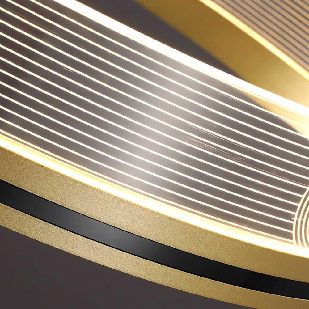Lubinis šviestuvas Toolight Šviestuvas lubinis APP1189-CP Gold 40cm