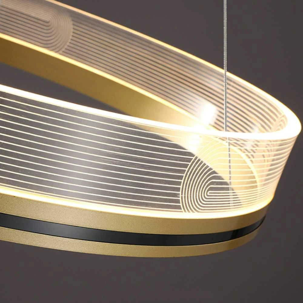 Lubinis šviestuvas Toolight Šviestuvas lubinis APP1189-CP Gold 40cm