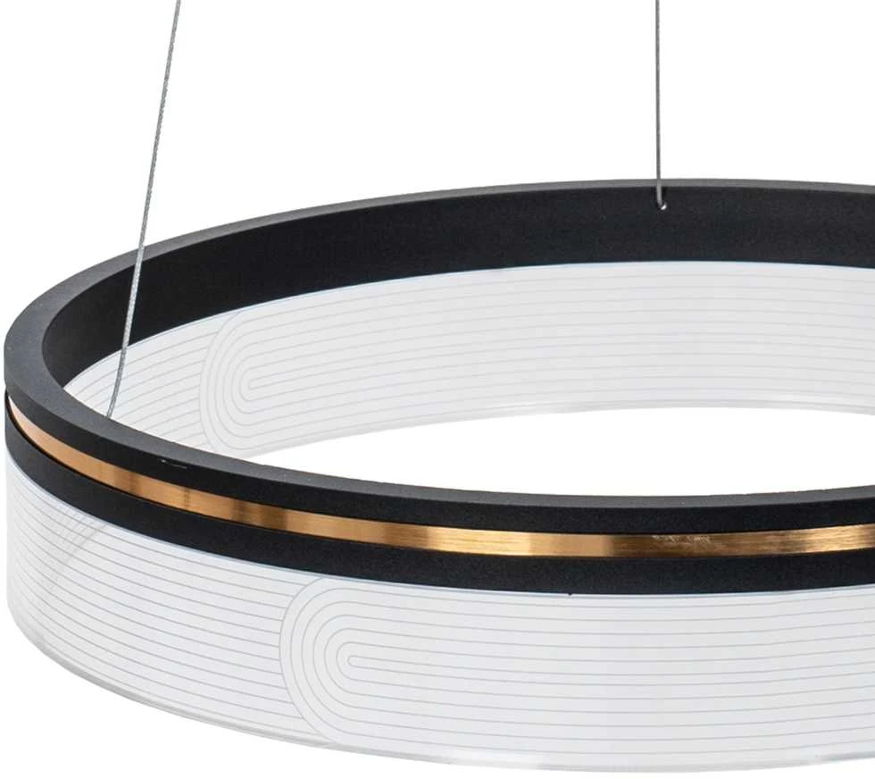 Lubinis šviestuvas Toolight Šviestuvas lubinis APP1191-CP 40cm Juodas