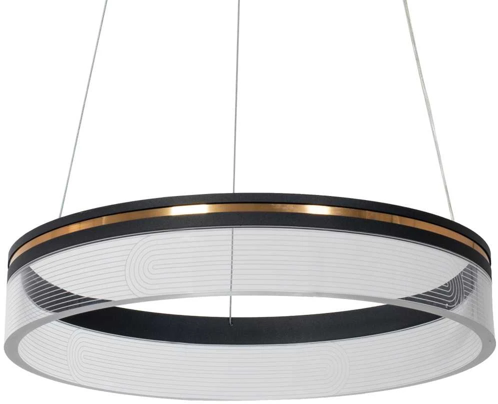 Lubinis šviestuvas Toolight Šviestuvas lubinis APP1191-CP 40cm Juodas