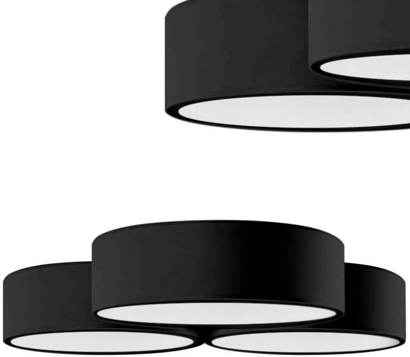 Lubinis šviestuvas Toolight Šviestuvas lubinis APP878-C Triple Juodas 3x40cm