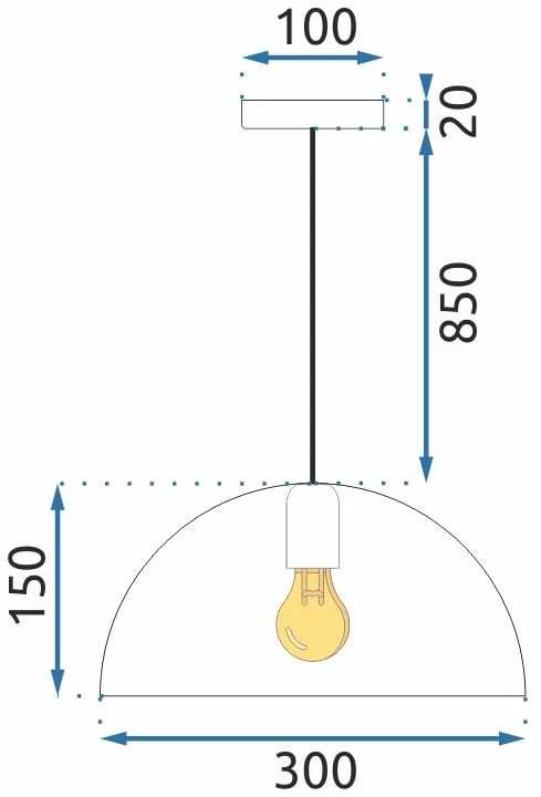 Pakabinamas šviestuvas Toolight Šviestuvas lubinis APP911-1CP Marble