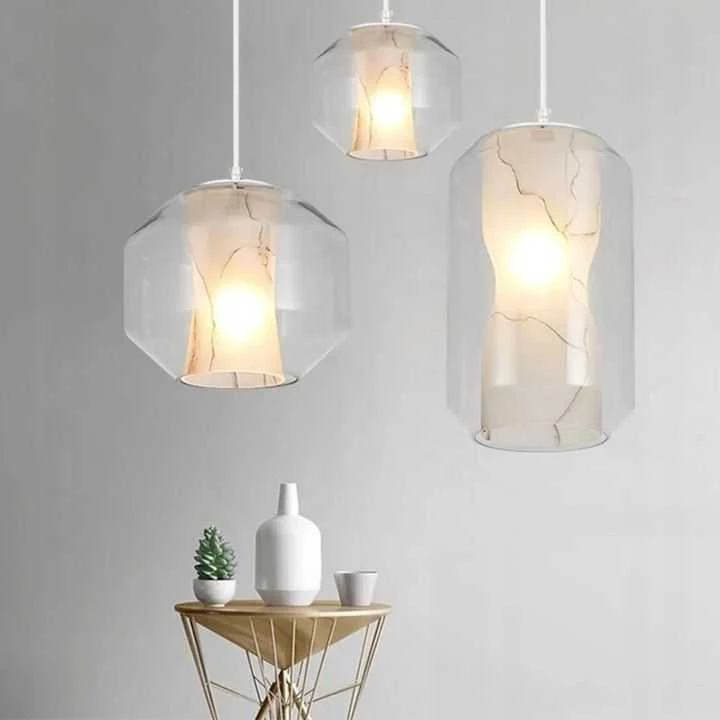Pakabinamas šviestuvas Toolight Šviestuvas lubinis Baltas MARBLE APP908-1CP