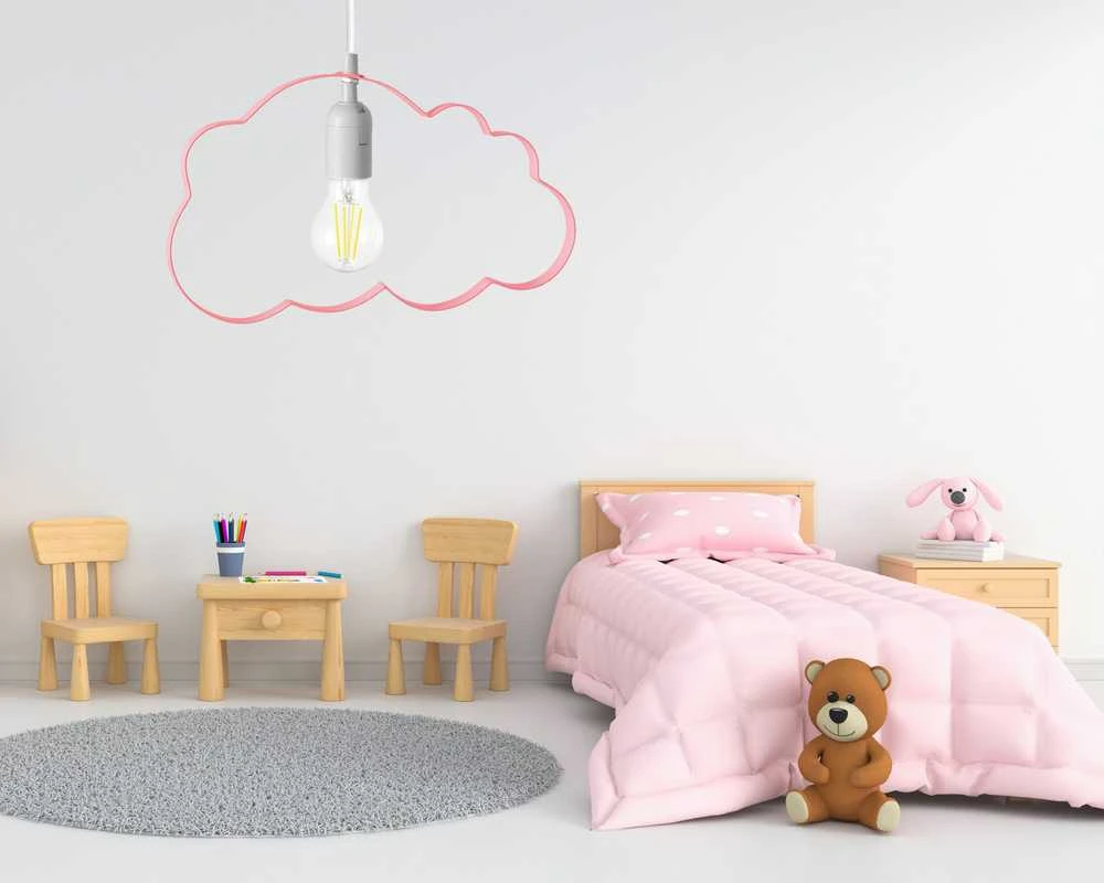 Lubinis šviestuvas Toolight Šviestuvas lubinis debeselis Cloud Light Rožinė