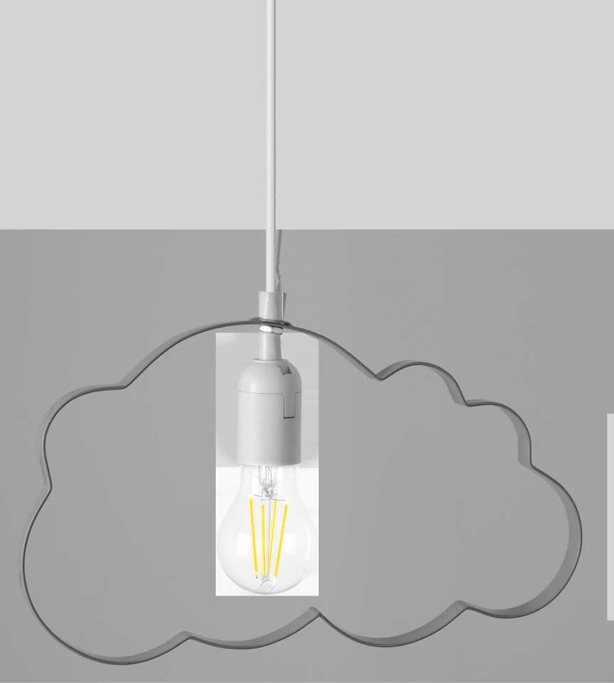 Lubinis šviestuvas Toolight Šviestuvas lubinis debeselis Cloud Gray