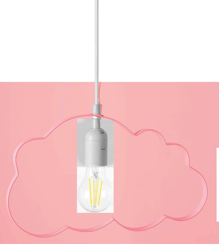 Lubinis šviestuvas Toolight Šviestuvas lubinis debeselis Cloud Light Rožinė