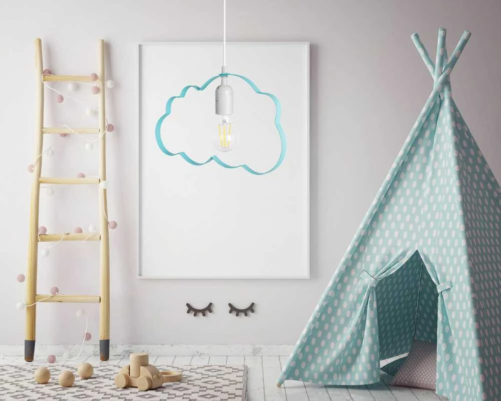 Lubinis šviestuvas Toolight Šviestuvas lubinis debeselis Mėlyna Cloud