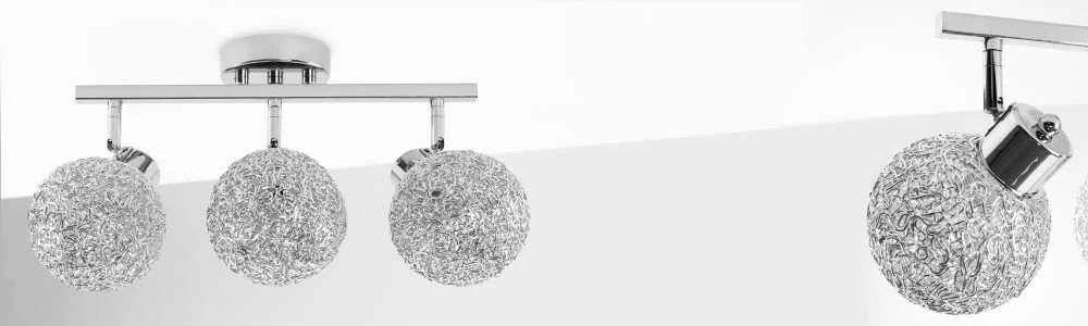 Pakabinamas šviestuvas Toolight Šviestuvas lubinis GLAMOUR CHROM APP672-3C