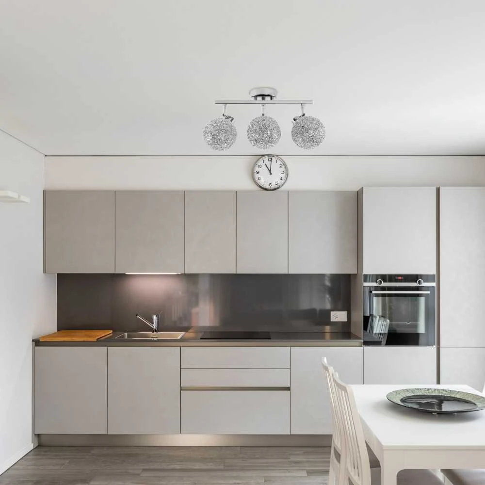 Pakabinamas šviestuvas Toolight Šviestuvas lubinis GLAMOUR CHROM APP672-3C