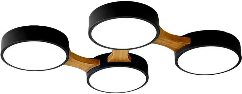 Pakabinamas šviestuvas Toolight Šviestuvas lubinis Juodas APP527-4C