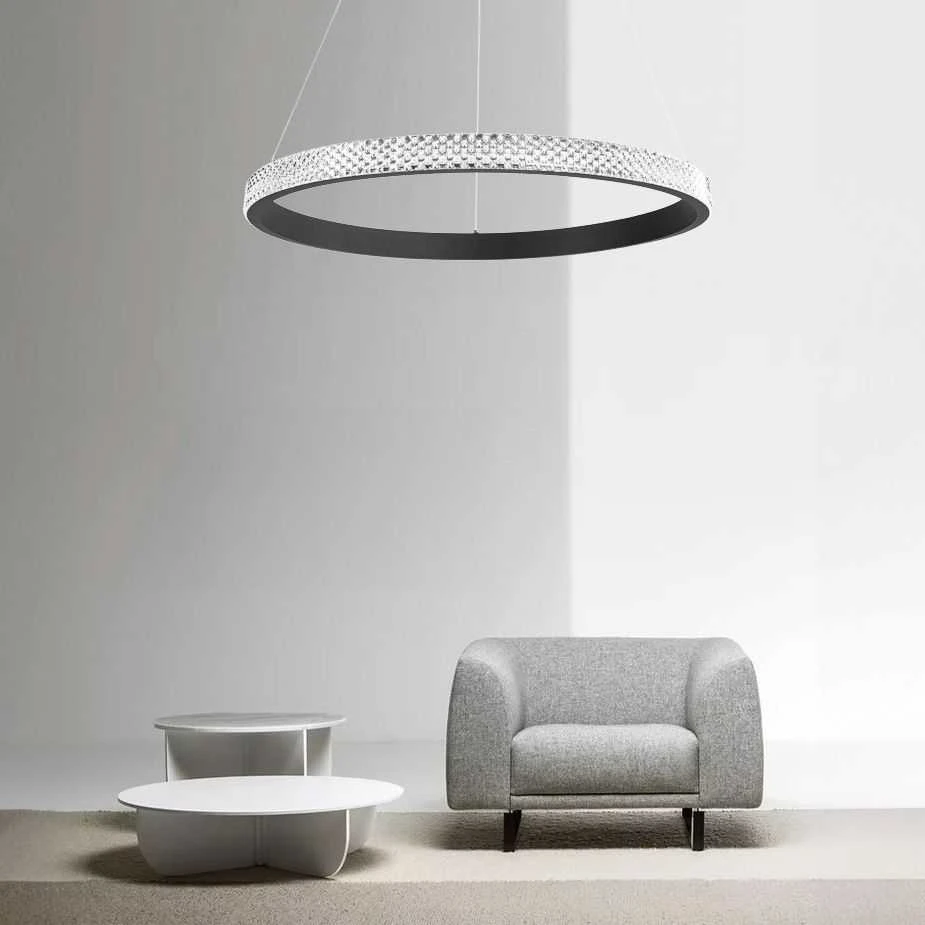 Lubinis šviestuvas Toolight Šviestuvas lubinis LED APP1512-CP Juodas