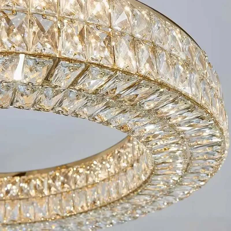 Lubinis šviestuvas Toolight Šviestuvas lubinis LED APP1568-CP Gold 60cm