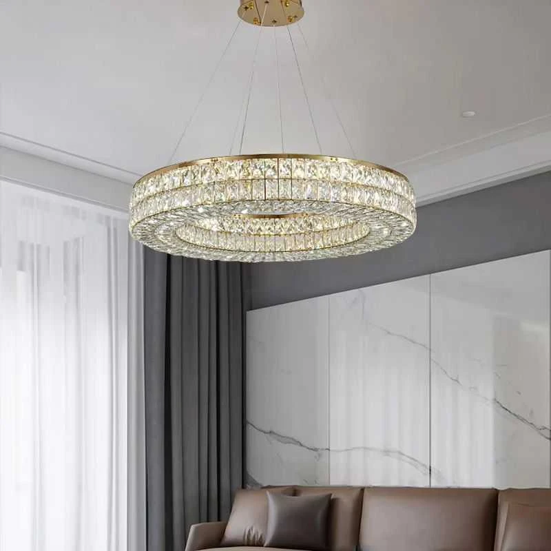 Lubinis šviestuvas Toolight Šviestuvas lubinis LED APP1568-CP Gold 60cm