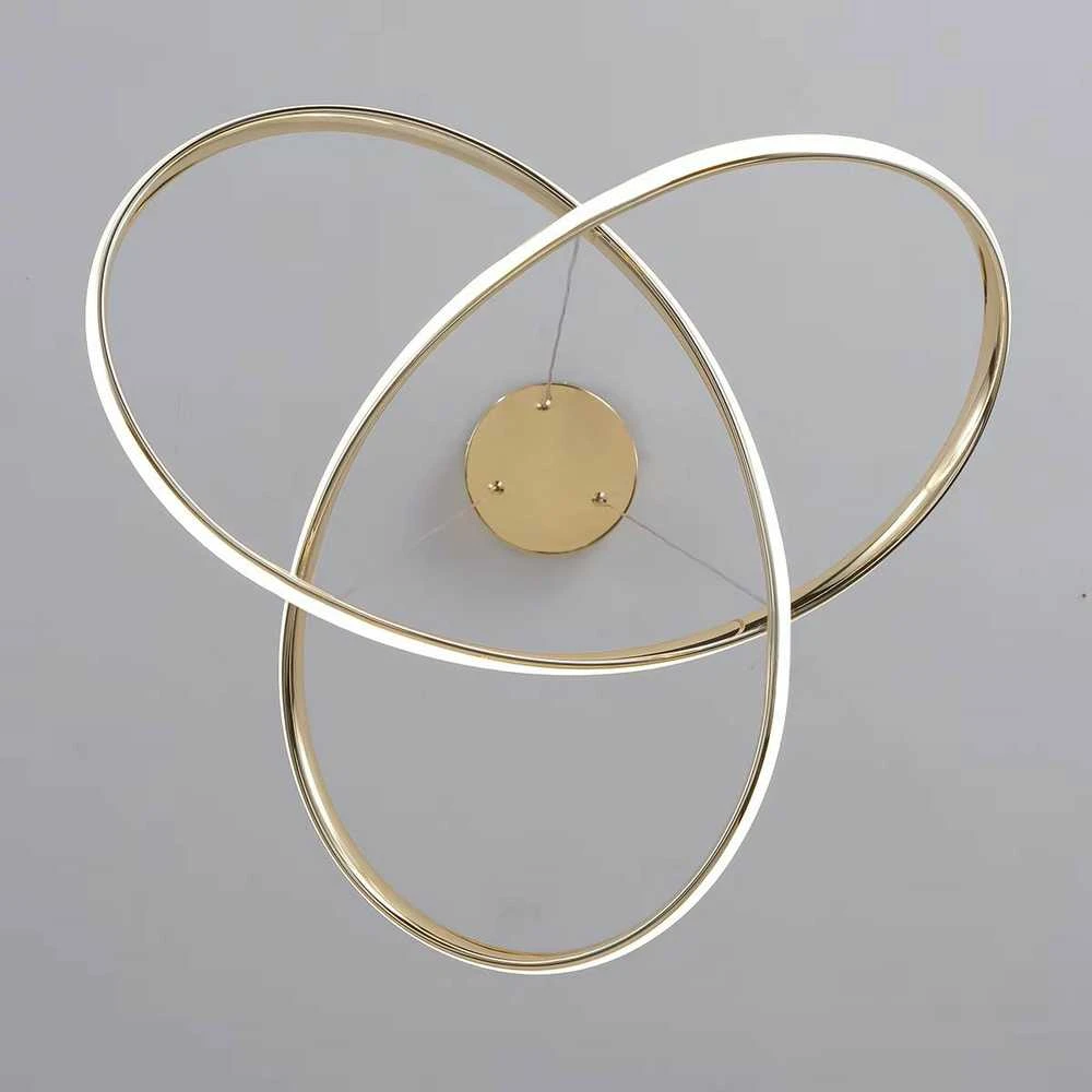 Lubinis šviestuvas Toolight Šviestuvas lubinis LED APP1601-CP GOLD