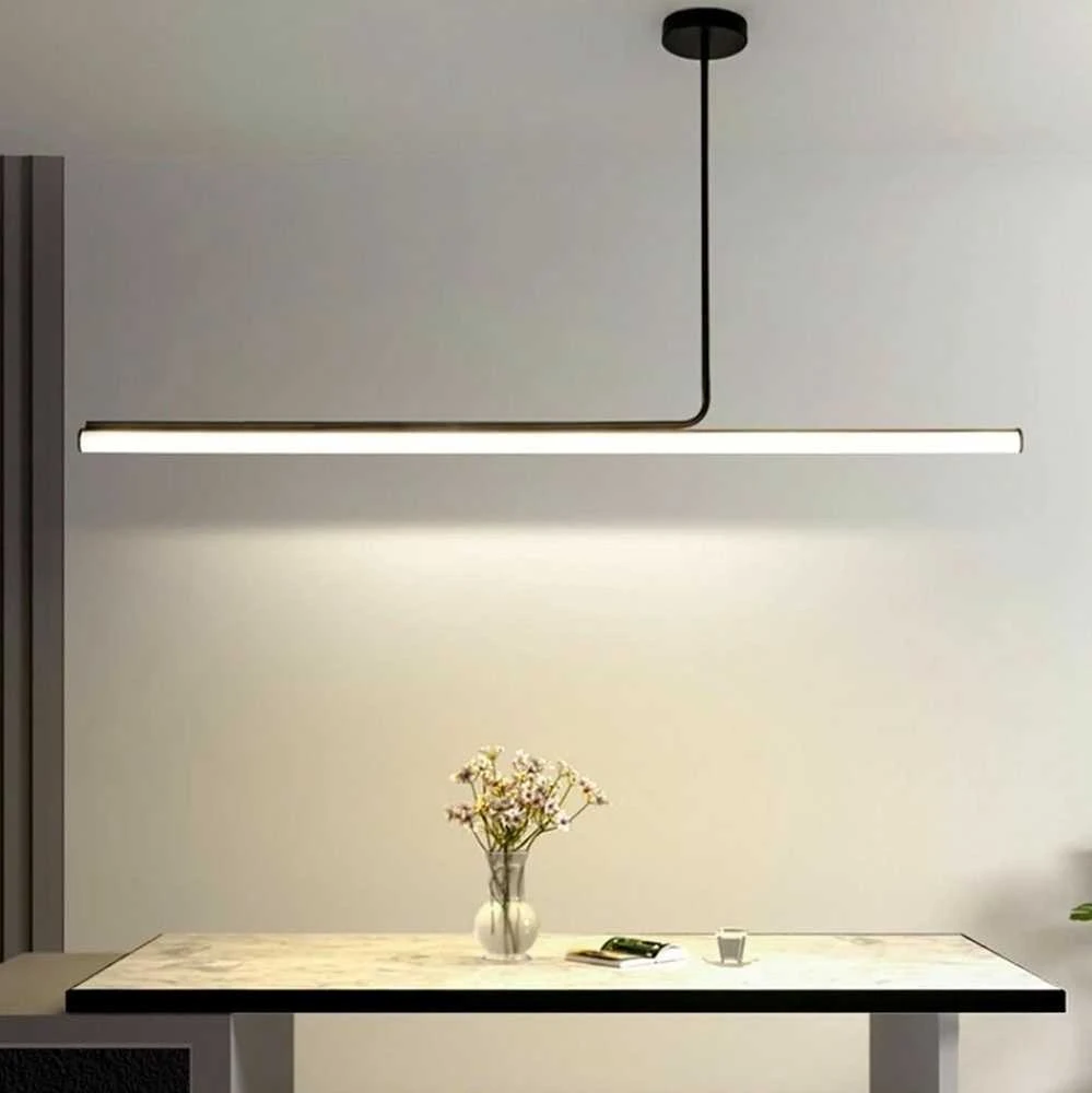 Lubinis šviestuvas Toolight Šviestuvas lubinis LED APP1659-CP Juodas 120cm