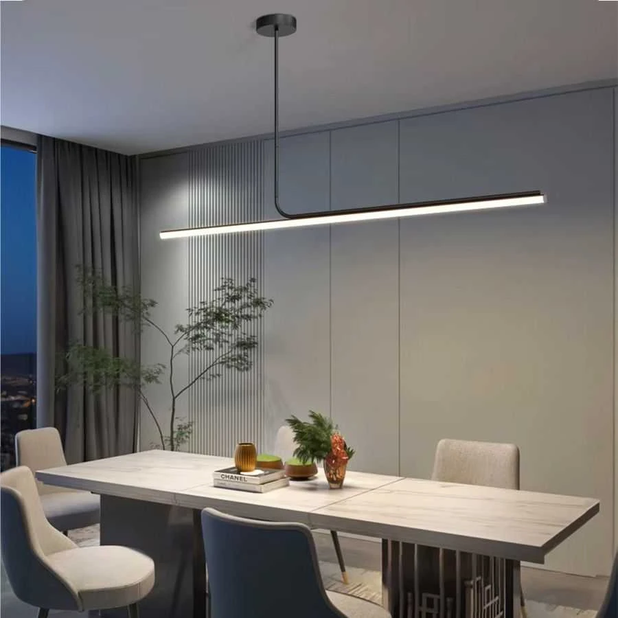 Lubinis šviestuvas Toolight Šviestuvas lubinis LED APP1659-CP Juodas 120cm