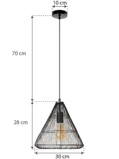Pakabinamas šviestuvas Toolight Šviestuvas lubinis Loft LH2065