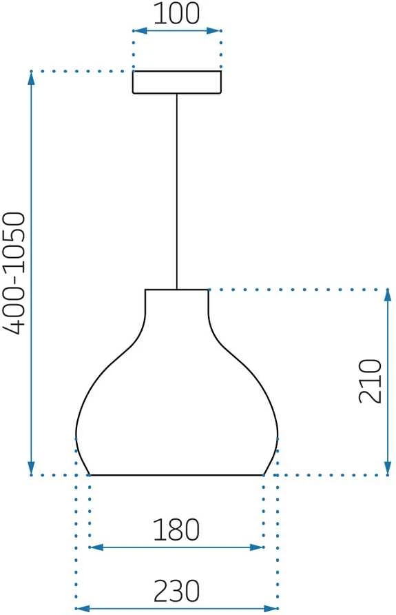 Pakabinamas šviestuvas Toolight Šviestuvas lubinis NATURAL APP984-1CP SMALL