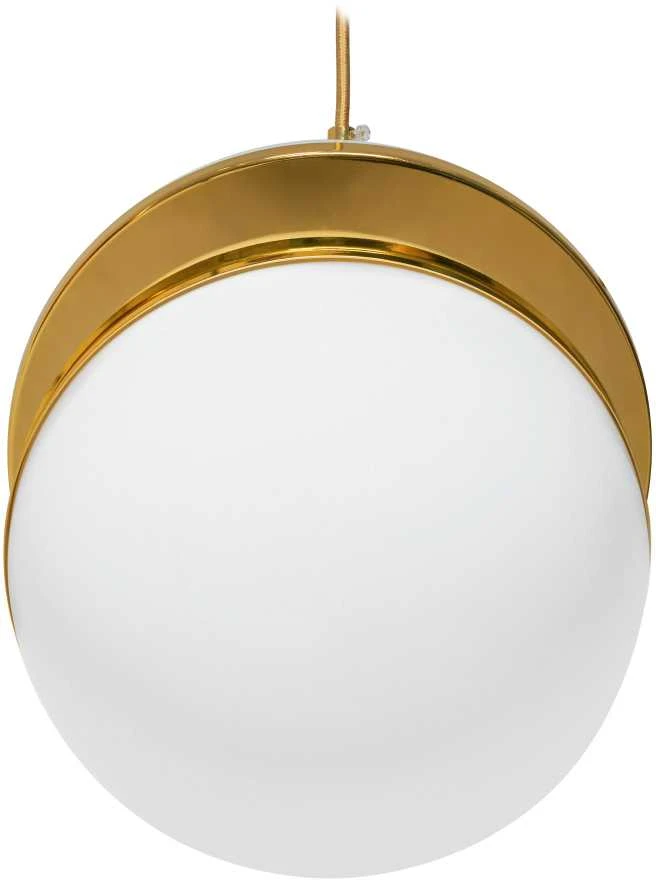Pakabinamas šviestuvas Toolight Šviestuvas lubinis stiklo akrilo rutulys Baltas/Gold APP481-1CP