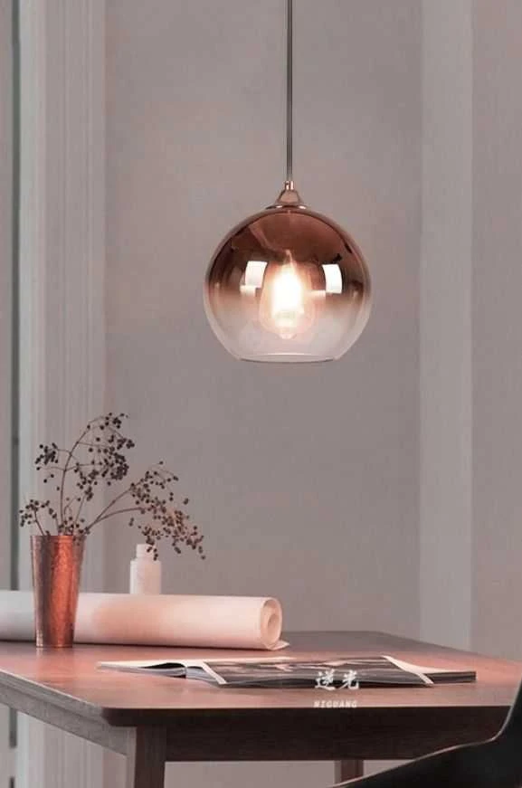 Lubinis šviestuvas Toolight Šviestuvas lubinis stiklo APP 313-1CP Rose Gold