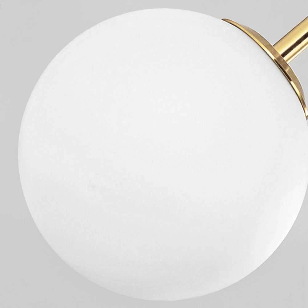 Lubinis šviestuvas Toolight Šviestuvas lubinis stiklo kamuolys Gold Milk Mat APP656-3CPR