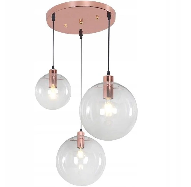 Pakabinamas šviestuvas Toolight Šviestuvas Lubinis Stiklo Lassi 20+25+30 Cm