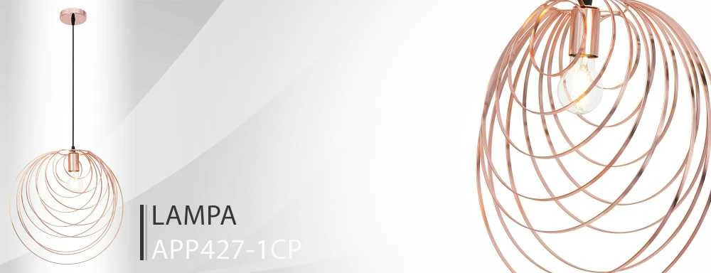 Pakabinamas šviestuvas Toolight Šviestuvas ROSE GOLD APP427-1CP