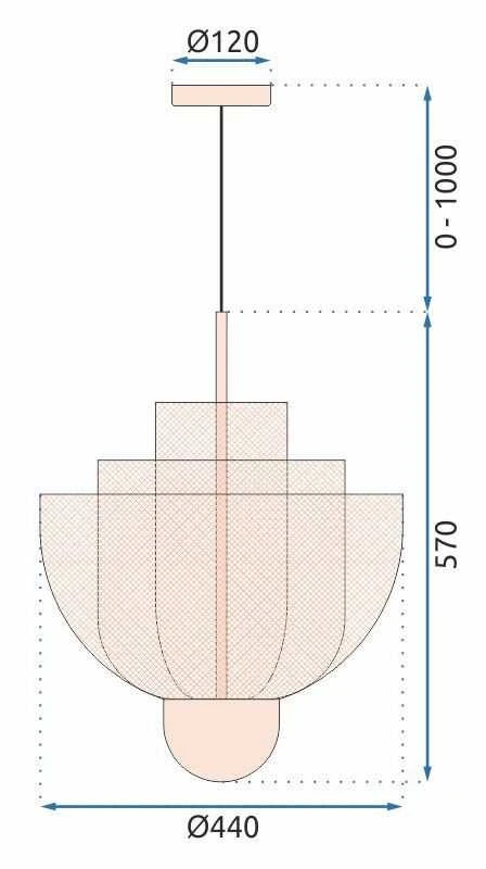Toolight Šviestuvas Rose Gold APP888-CP