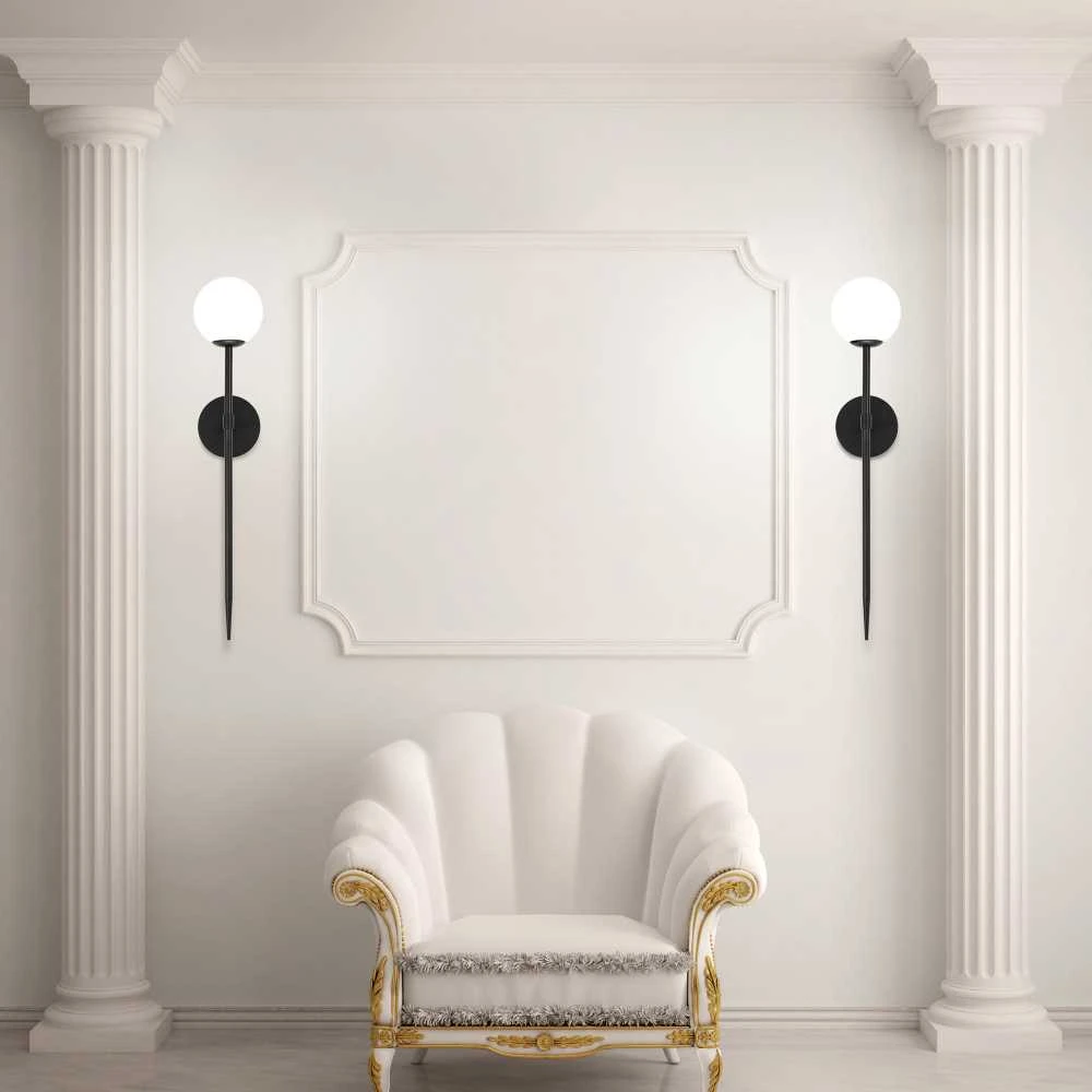 Sieninis šviestuvas Toolight Šviestuvas sieninis Juodas 52cm APP577-1W