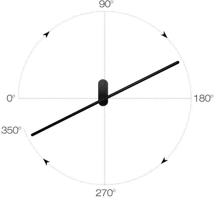 Sieninis šviestuvas Toolight Šviestuvas sieninis LED Neutral 12W 92CM APP583-1W