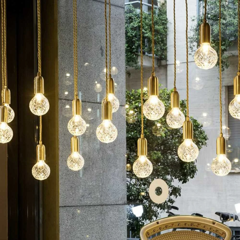 Pakabinamas šviestuvas Toolight Viena pakabinama lubų lempa Retro Gold APP649-1CP