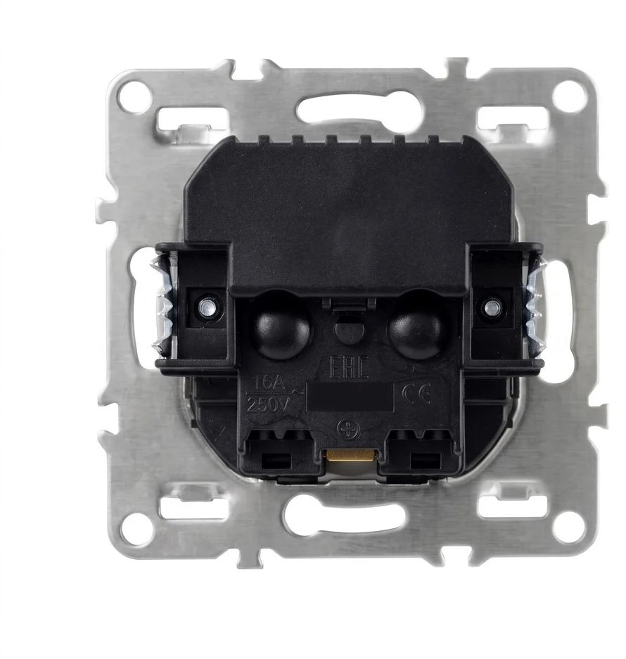 Toolight Viengubas Lizdas Su Įžeminimu + 2x Usb-a Oste Jnh003-g Juodas