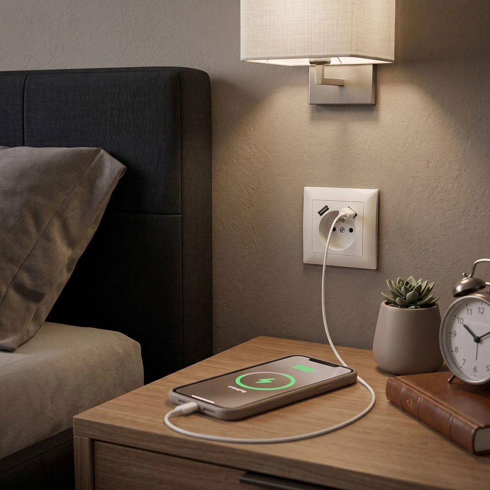 Toolight Viengubas Lizdas Su Įžeminimu + 2x Usb-a Oste Jnh003-g Baltas
