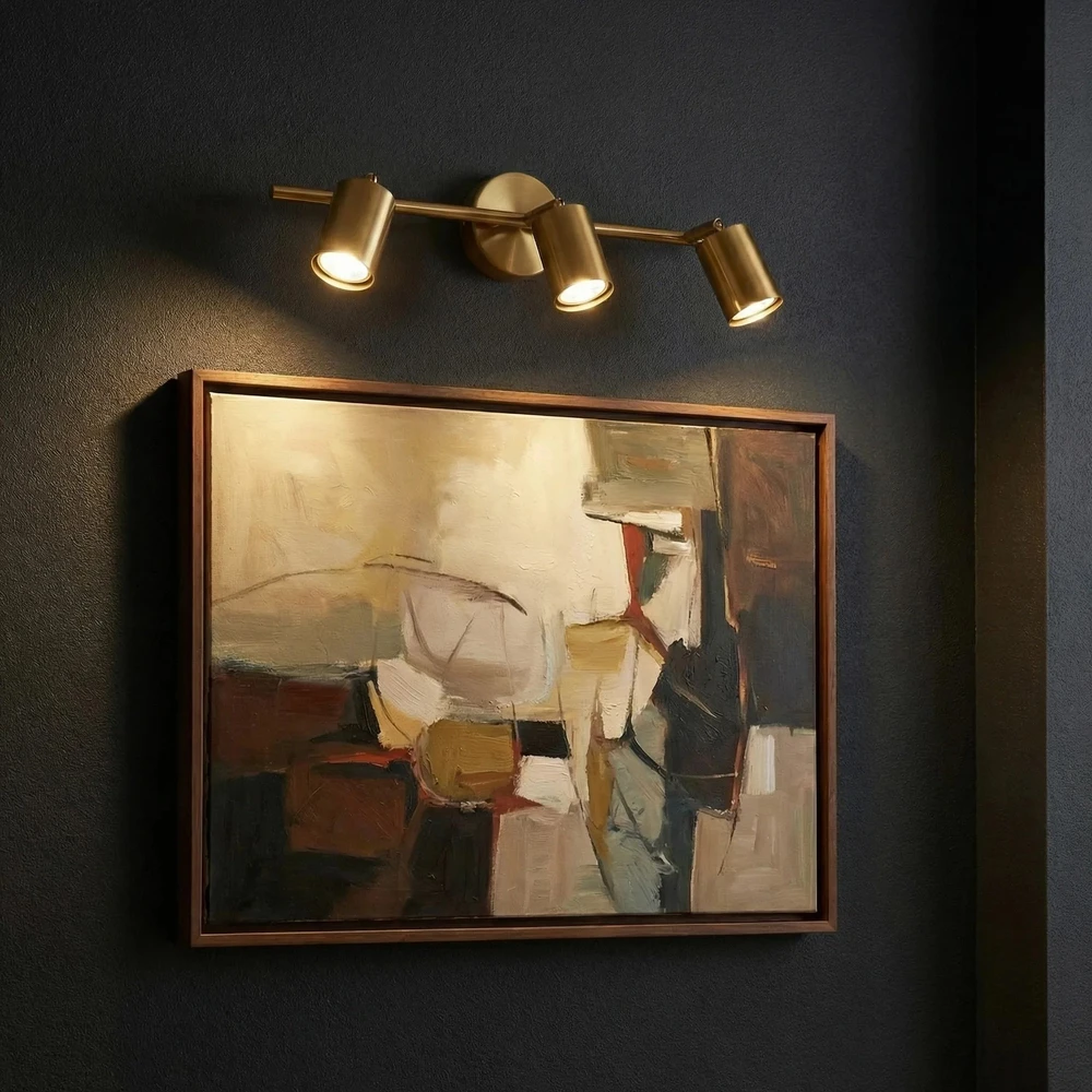 Toolight Vonios Sieninis Šviestuvas APP1898-3W Gold
