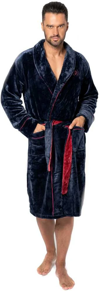 Tutumi Chalatas Roger Navy Raudona Men L