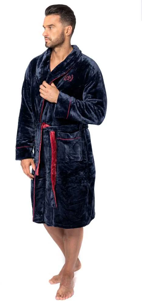 Tutumi Chalatas Roger Navy Raudona Men L