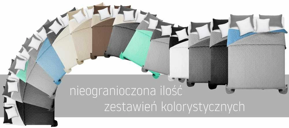 Tutumi Lovatiesė dvipusė dygsniuota Diamante L.Pilkas / Mėlyna