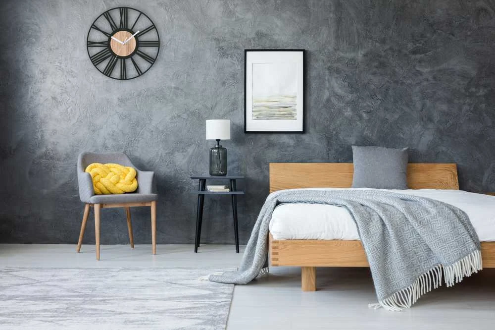 Tutumi Sieninis laikrodis Loft Round 35 cm Metal/Wood MC70902