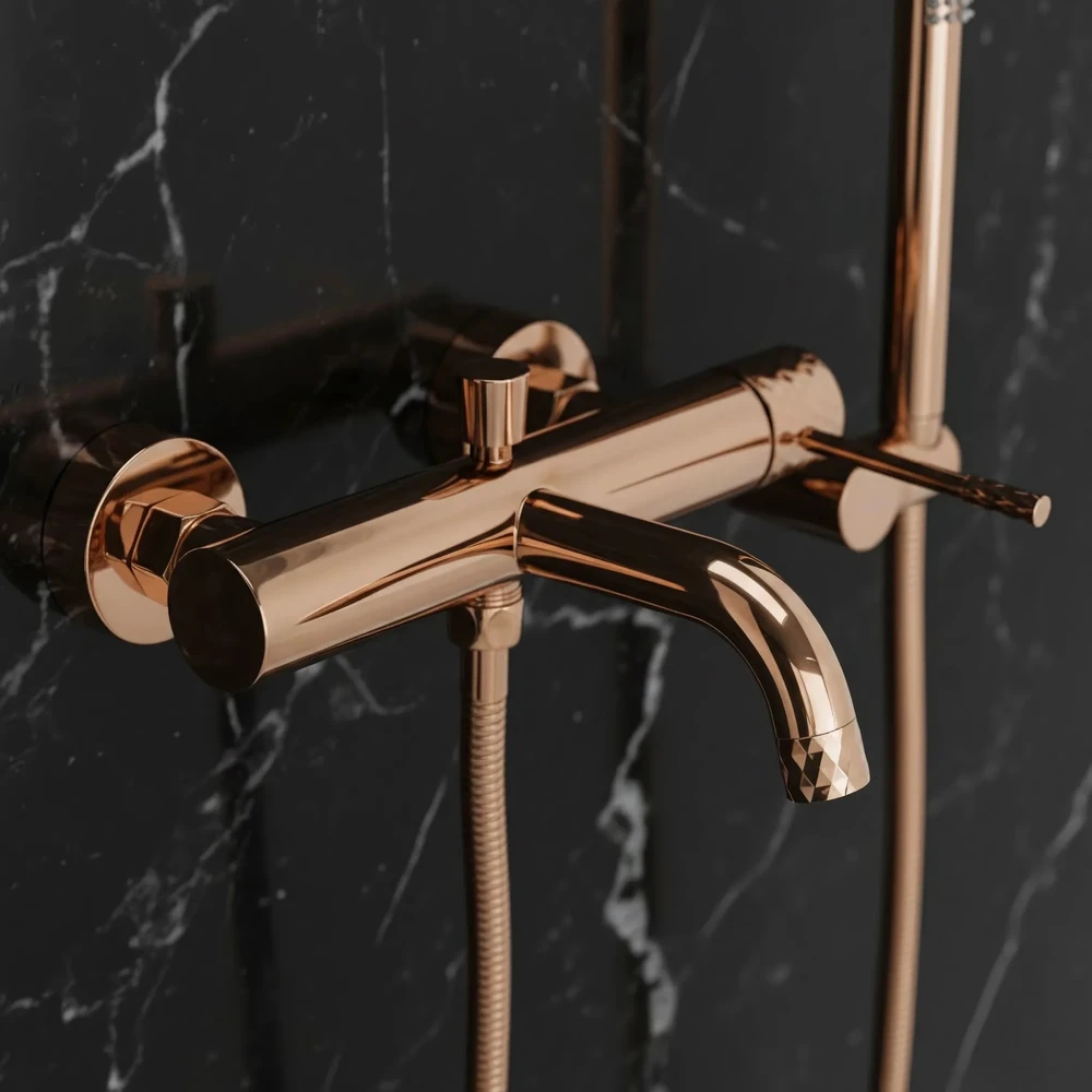 Vonios maišytuvas Rea Lungo Diamond Copper