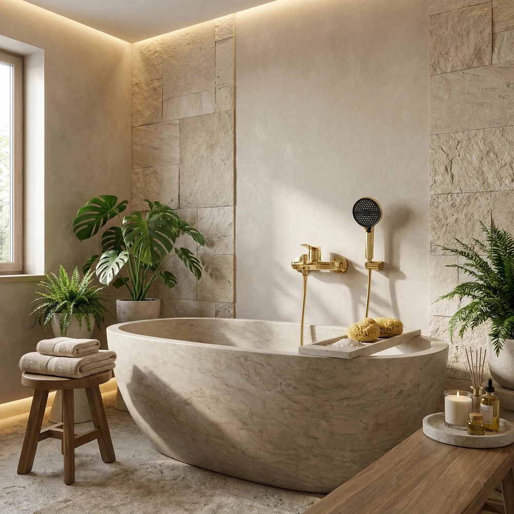 Vonių maišytuvas PREMIUM REA Vision Gold
