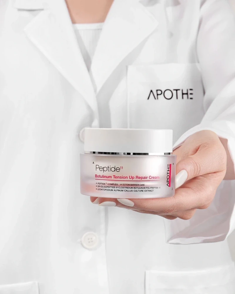 APOTHE Peptide 11 Botulinum Tension Up Repair Cream - stangrinantis ir atstatantis kremas su 11 peptidų kompleksu, 50 g