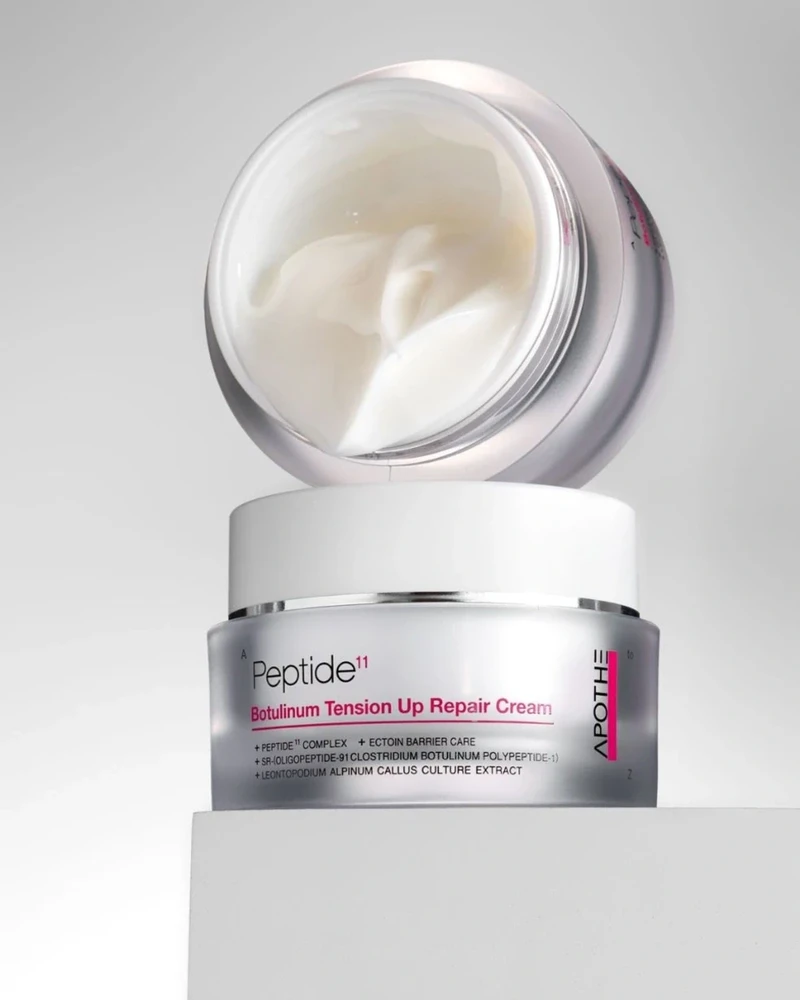 APOTHE Peptide 11 Botulinum Tension Up Repair Cream - stangrinantis ir atstatantis kremas su 11 peptidų kompleksu, 50 g