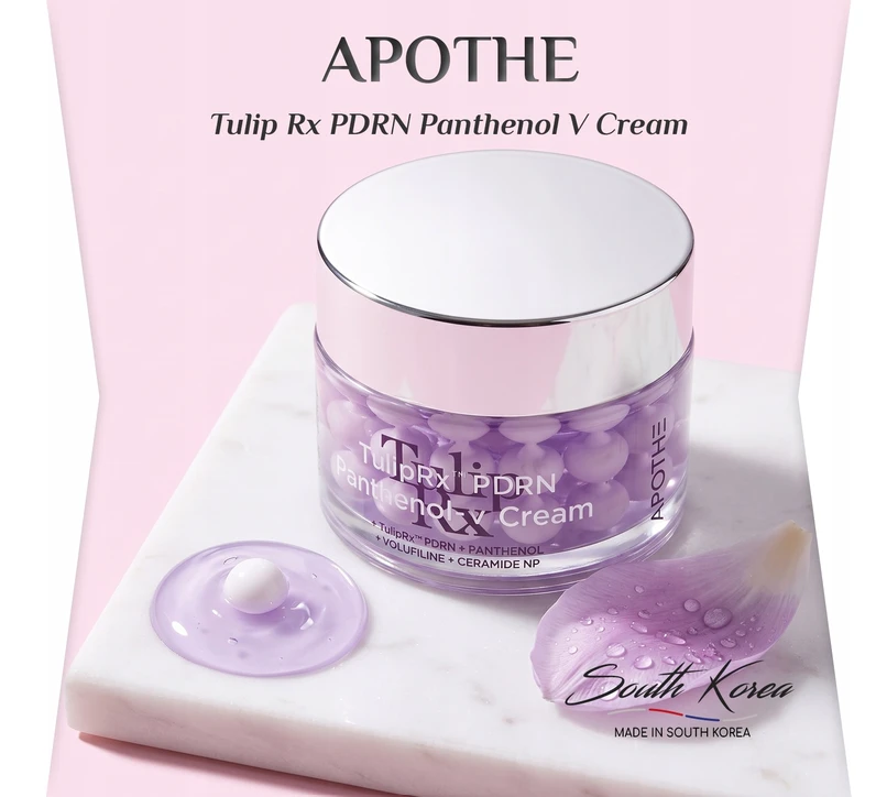 „APOTHE TulipRx PDRN Panthenol-V Cream“ Drėkinamasis veido kremas su pantenoliu, 50 ml