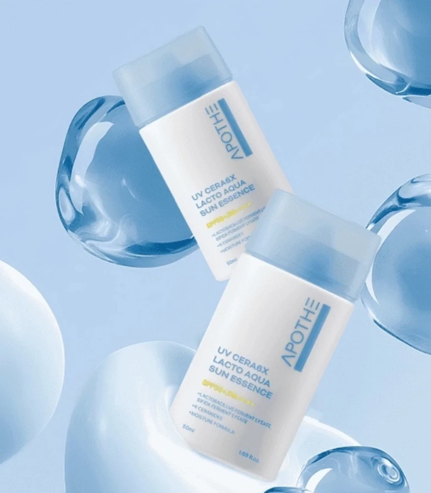Apsauginė veido esencija nuo saulės „APOTHE UV Cera 6X Lacto Aqua Sun Essence“, SPF 50+, PA++++, 50 ml