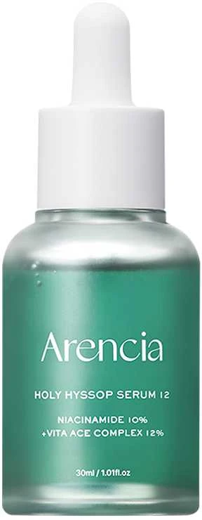 Arencia Holy Hyssop Serum 12 Skin Serum spindesio suteikiantis ir raminantis serumas veidui, 30 ml
