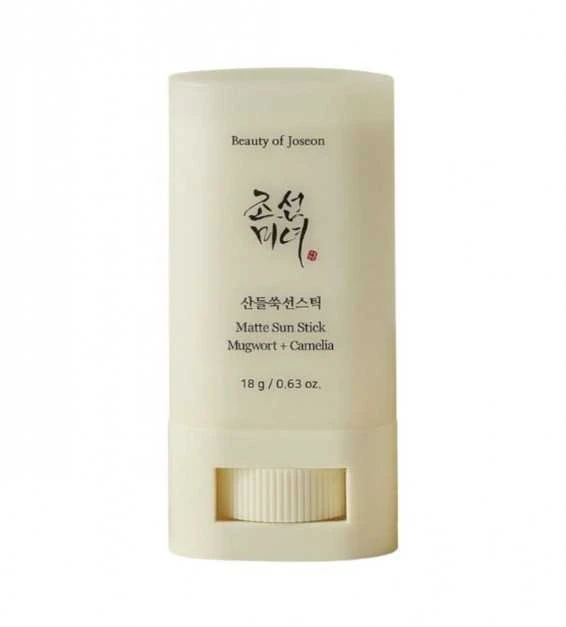 Beauty of Joseon Matte Sun Stick Mugwort + Camelia SPF 50+ PA++++ apsauginis pieštukas nuo saulės, 18 g