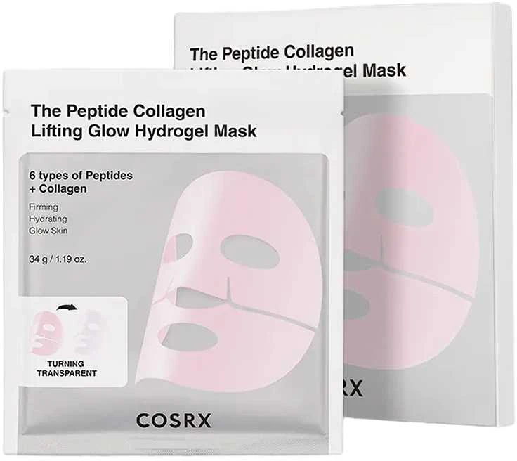 „Cosrx The Peptide“ kolageno stangrinamoji ir švytinti hidrogelio kaukė, 102 g