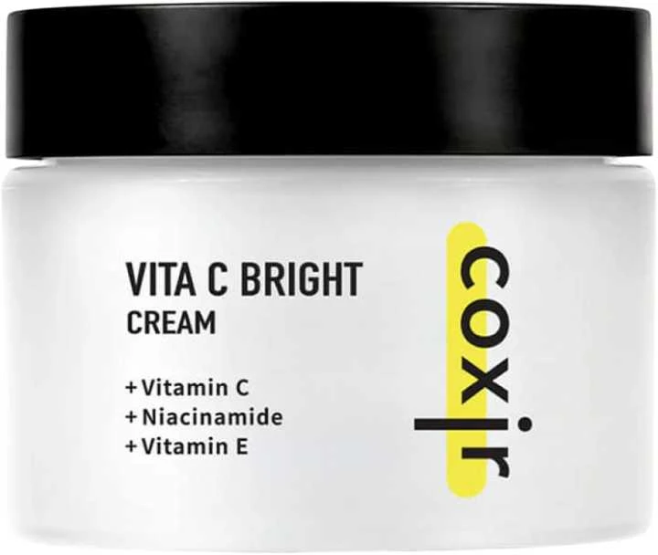 Coxir Vita C Bright Kreminis skaistinamasis veido kremas su vitaminu C, 50 ml