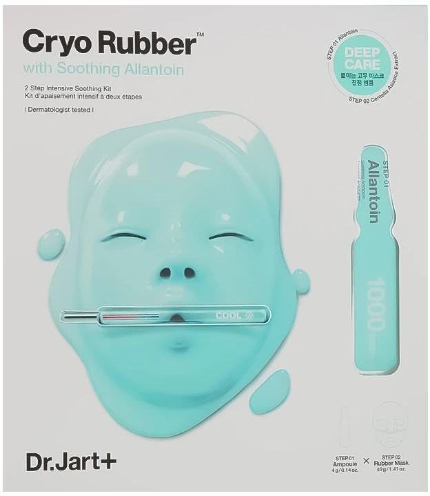 Dr. Jart+ Cryo Rubber Soothing Mask raminamoji veido kaukė jautriai odai, 44 g