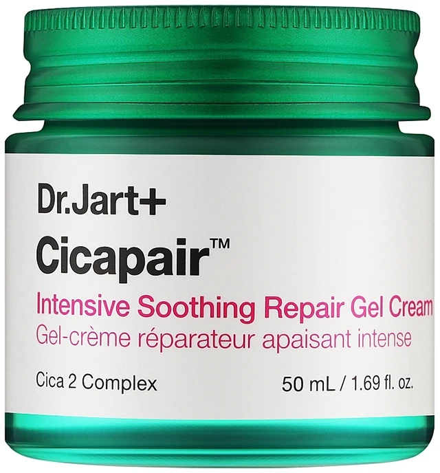 Dr. Jart+ Cicapair Intensive Soothing Repair Gel Kreminis gelinis kremas sausai, į raudonį linkusiai odai, 50 ml